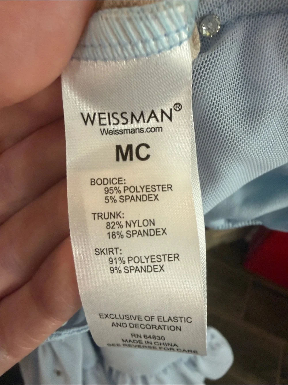 Weissman Light Blue Puff Sleeve Ruffle Dress for Girls